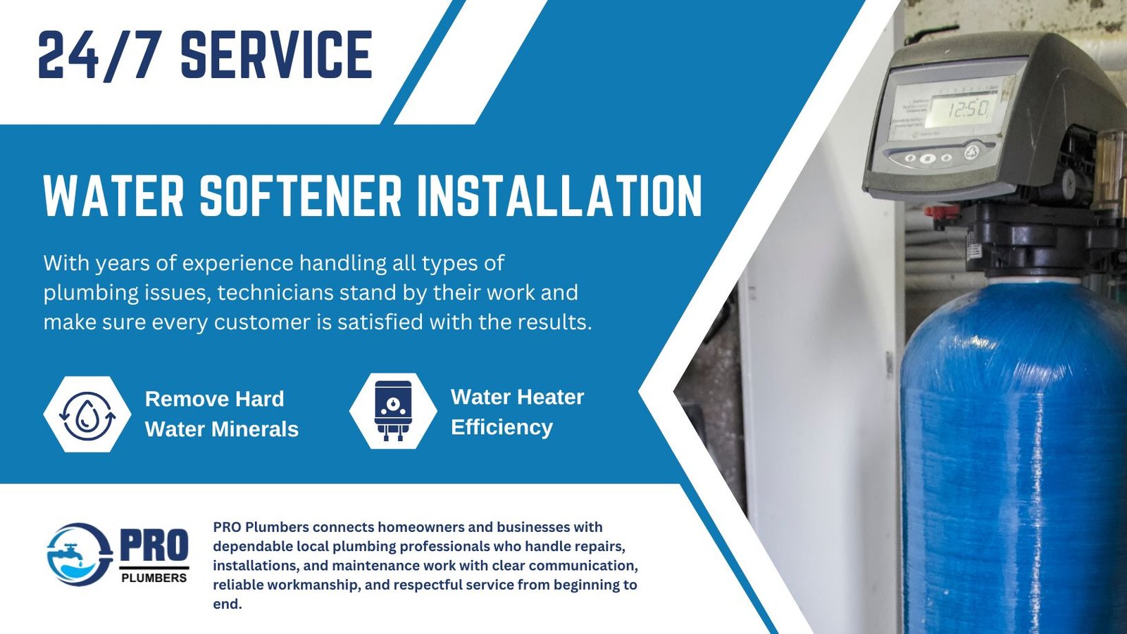 Water softener installation in Kissimmee, FL